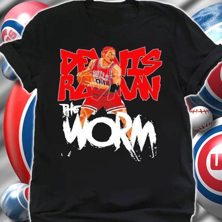 Dennis Rodman The Worm Bulls basketball shirt shirt