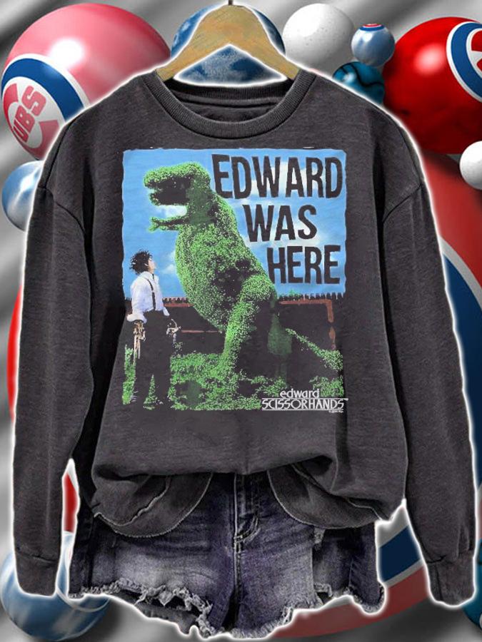 Edward Scissorhands Edward Was Here Shirt sweatshirt