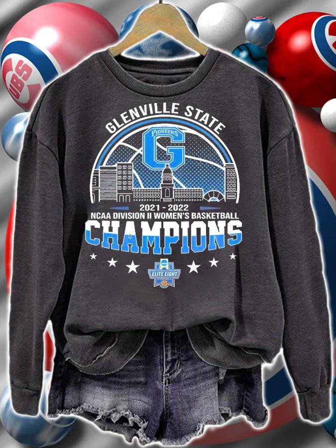 Glenville State 2022 NCAA Division II Women's Basketball Champions T-Shirt sweatshirt