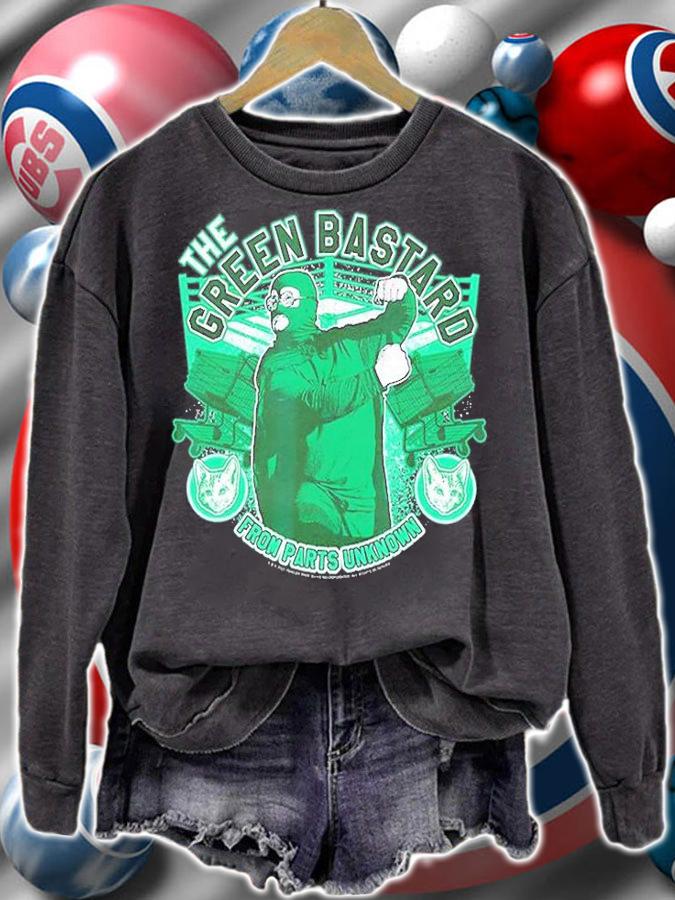 Happy The Green Bastard Wrestler T-Shirt sweatshirt
