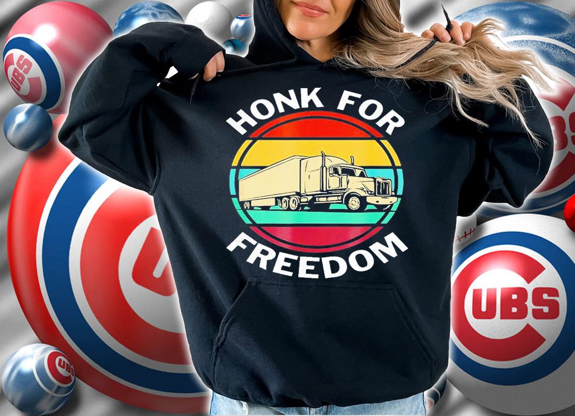 Honk For Freedom Support Truck Drivers T-Shirt hoodie
