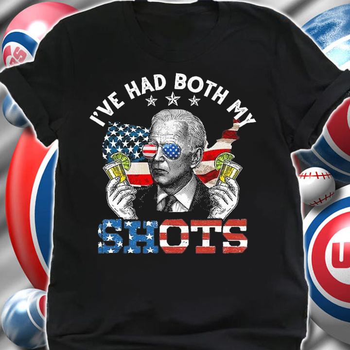 Joe Biden I've Had Both My Shots Funny Sunglasses Vintage T-Shirt shirt