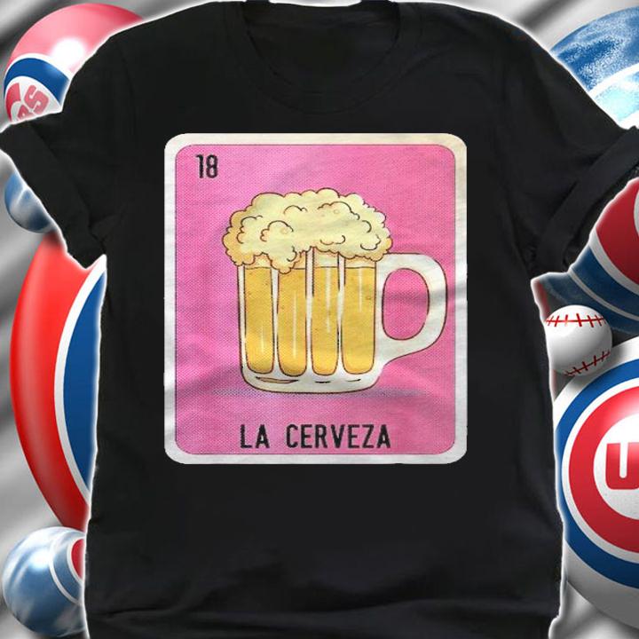 La Cerveza Mexican Lottery Bingo Cards Shirt