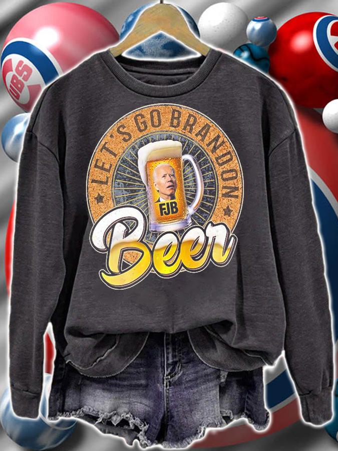 Let's Go Brandon FJB Beer Mug Vintage T-Shirt sweatshirt