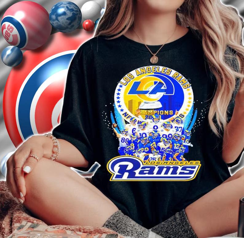 Los Angeles Rams Football Team 2021 Champions Shirt