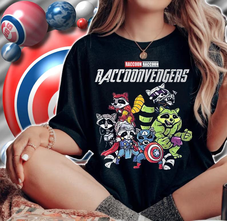 Marvel Avengers Raccoon Raccoonvengers T-Shirt