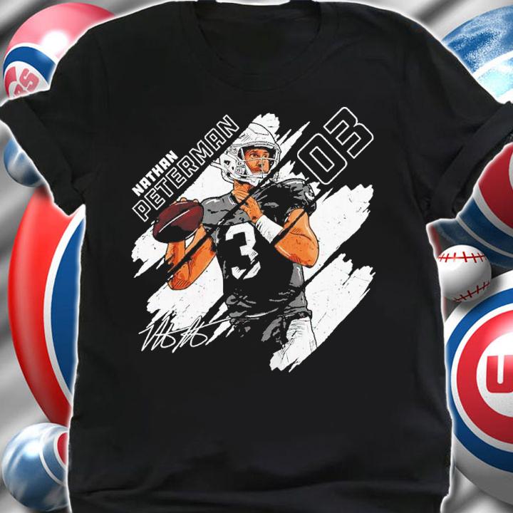Nathan Peterman Stripes Las Vegas Football Shirt