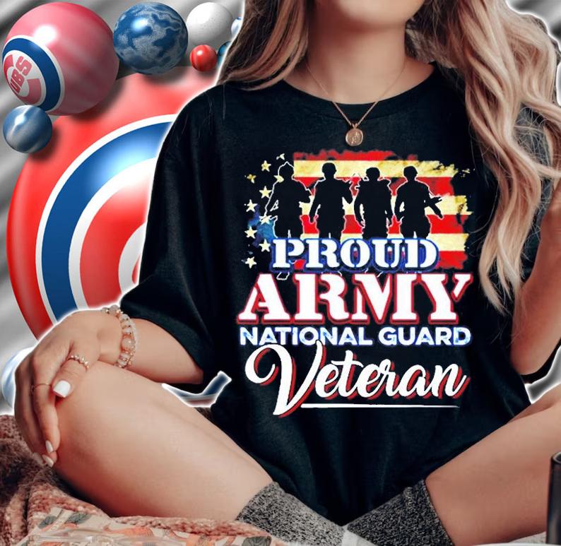 Proud Army National Guard Veteran T-Shirt