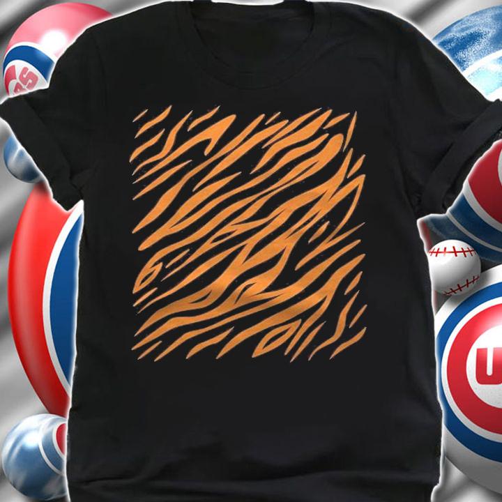 Tiger Print Pattern Halloween Costume Animal Shirt shirt