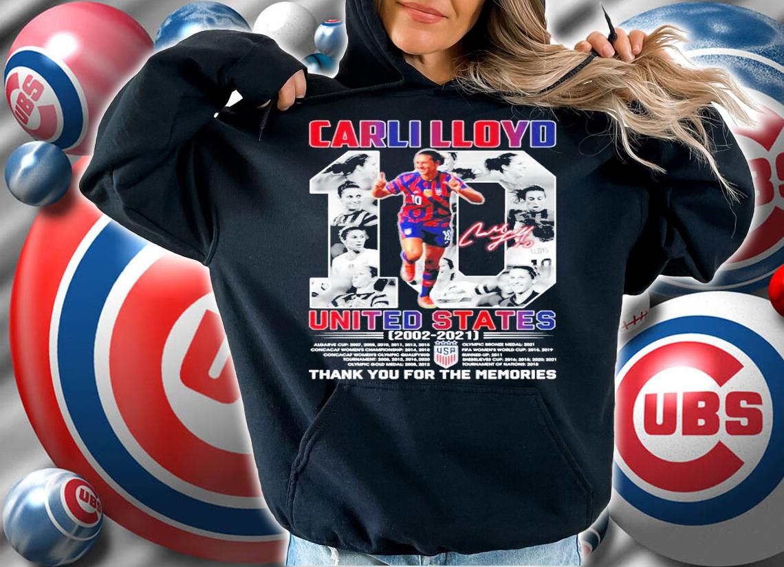 Carli Lloyd United States 2002-2021 signature shirt
