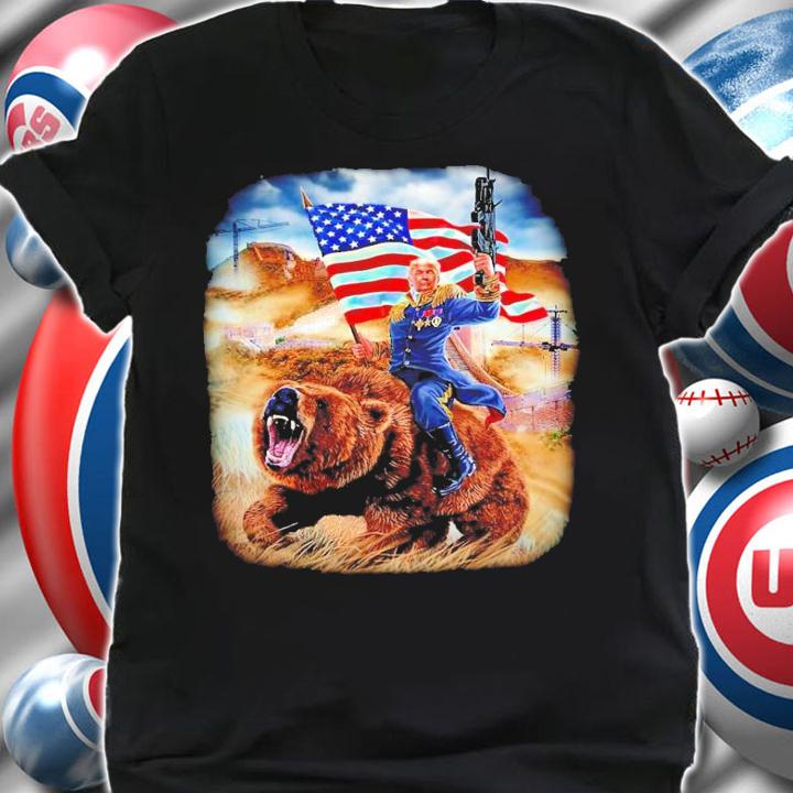 Donald Trump bear American flag shirt shirt