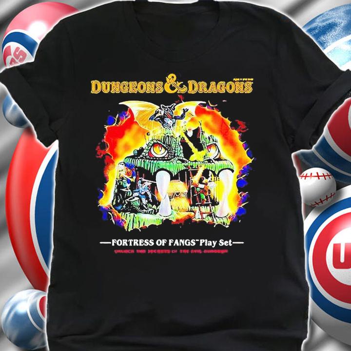 Fortress of Fangs dungeons and Dragons T-shirt shirt