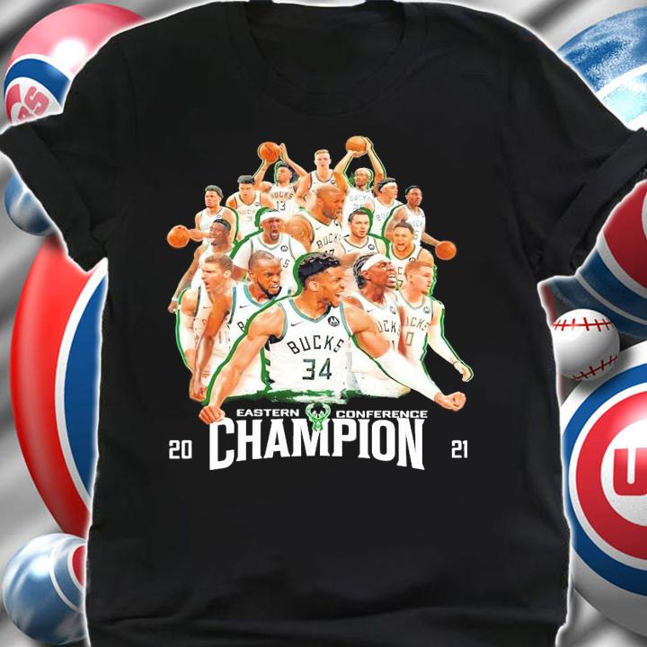 Milwaukee Bucks all team Eastern Conference Champions 2021 shirt