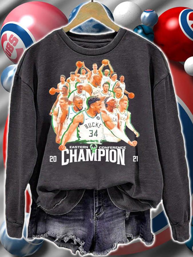 Milwaukee Bucks all team Eastern Conference Champions 2021 shirt