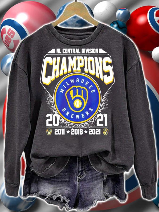 NL Central Division Champions Milwaukee Brewers 2021 shirt sweatshirt