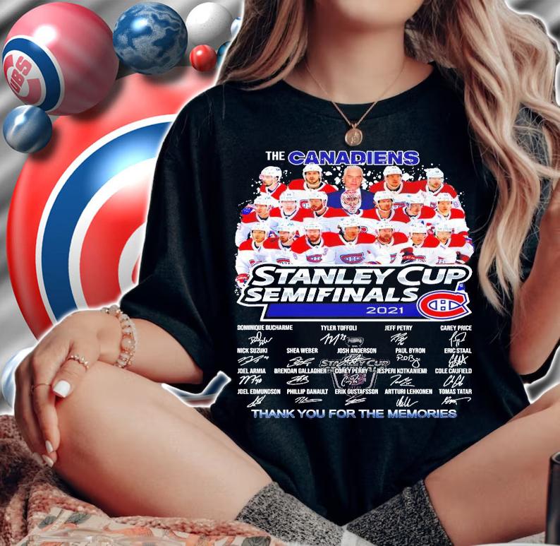 The Canadiens Stanley Cup Semifinals 2021 signature shirt