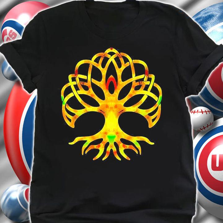 Tree of life abstract silhouette shirt shirt