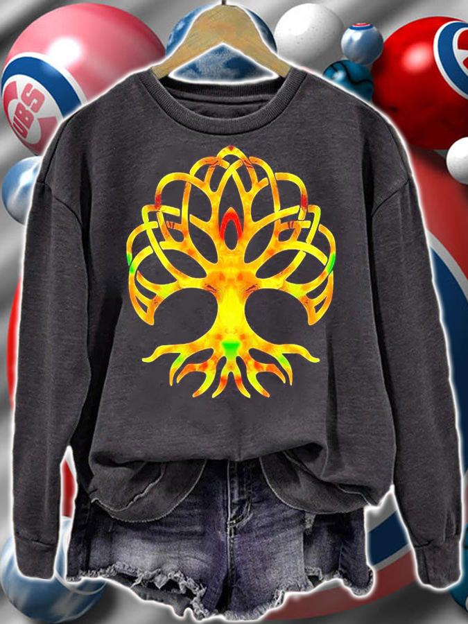 Tree of life abstract silhouette shirt sweatshirt