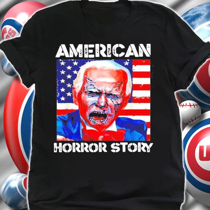 Zombie Joe Biden American Horror Story American flag t-shirt shirt