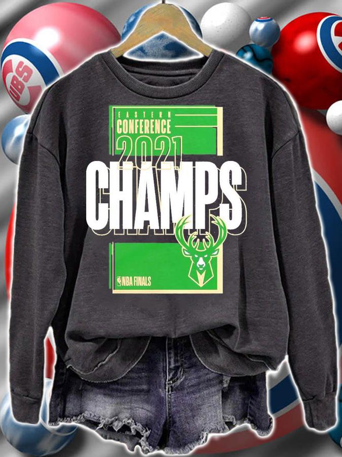 2021 Milwaukee Bucks Eastern Conference Champions Trap shirt sweatshirt