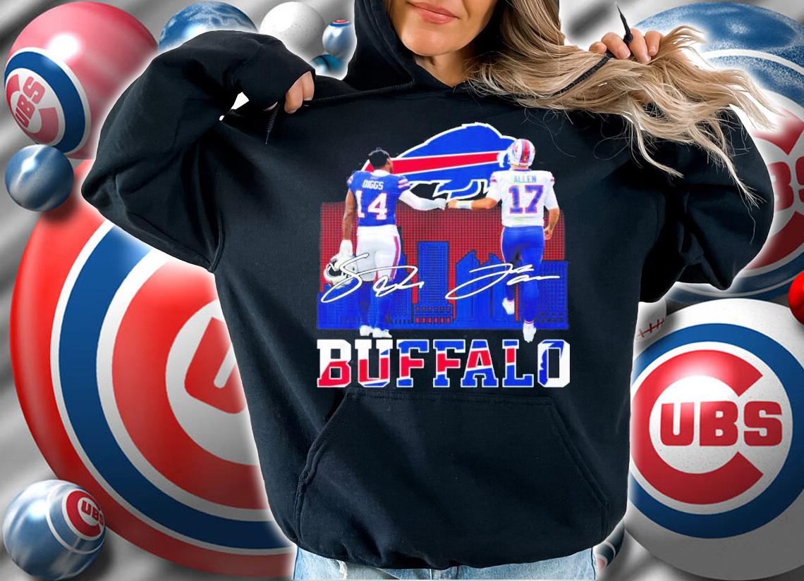 Buffalo Diggs and Allen signatures shirt