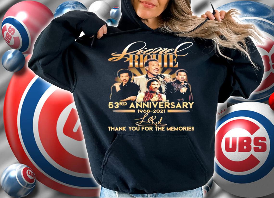 Lionel Richie 53rd anniversary 1968-2021 signature shirt
