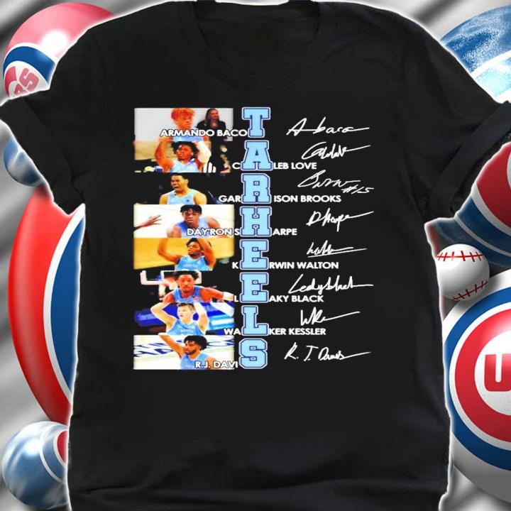 Tar Heels team signature shirt shirt