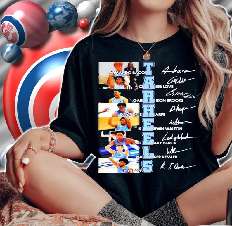 Tar Heels team signature shirt woman shirt