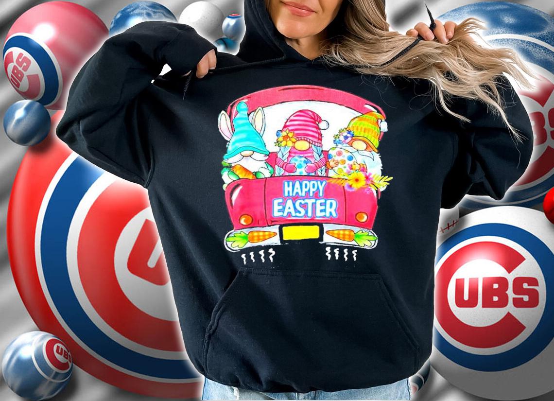 Three Gnomes in truck bunny happy Easter day 2021 shirt hoodie