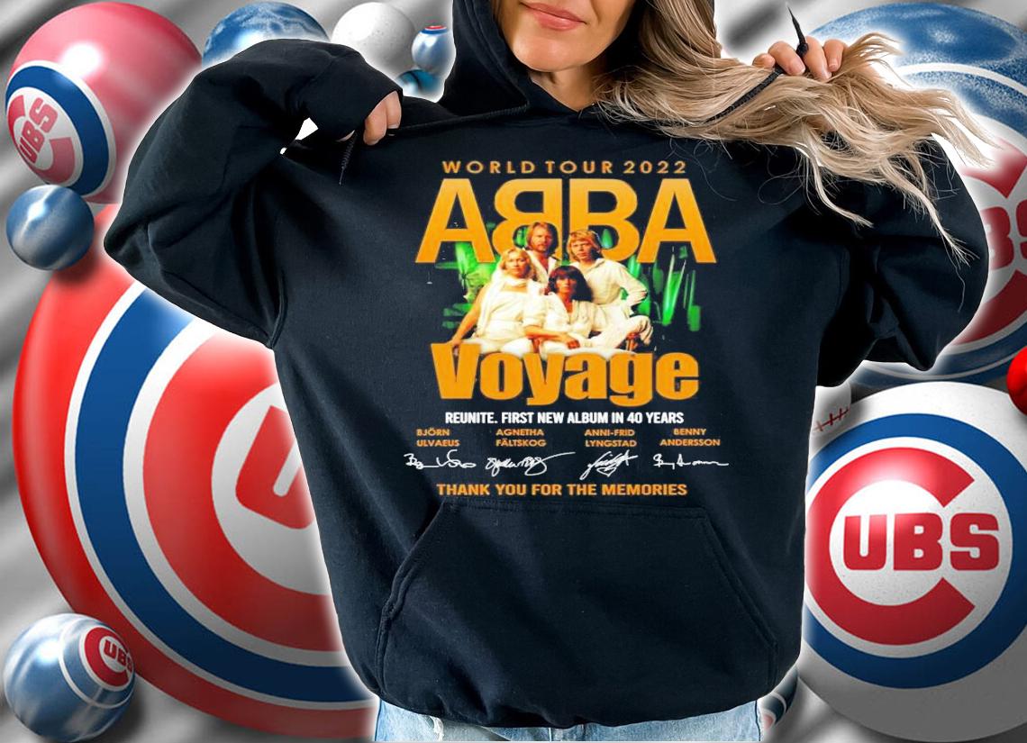 World tour 2022 ABBA Voyage signatures shirt hoodie