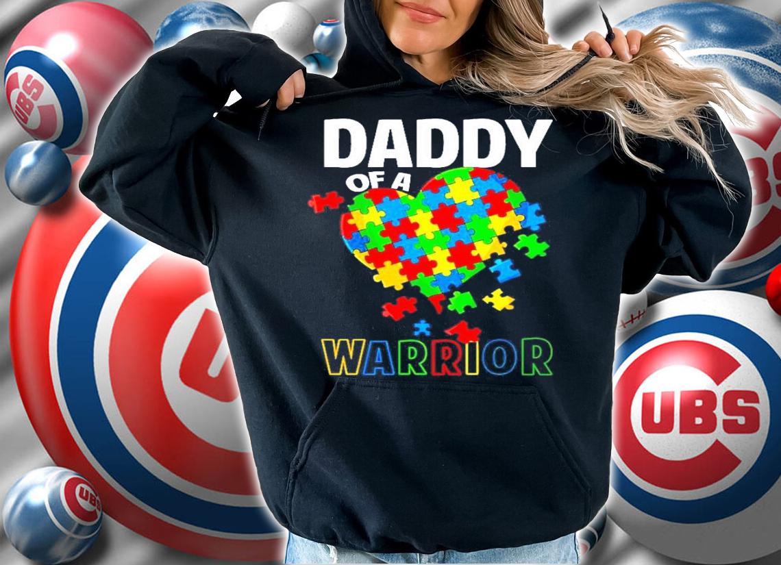 Autism daddy of a warrior awareness day 2021 shirt hoodie