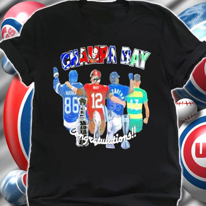 Champa Bay Congratulations Kucherov Brady Arozarena shirt shirt