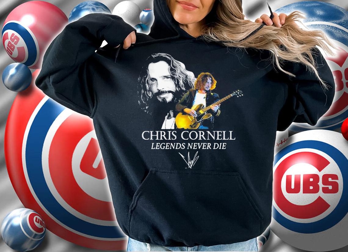Chris Cornell Legends Never Die Signature t-shirt