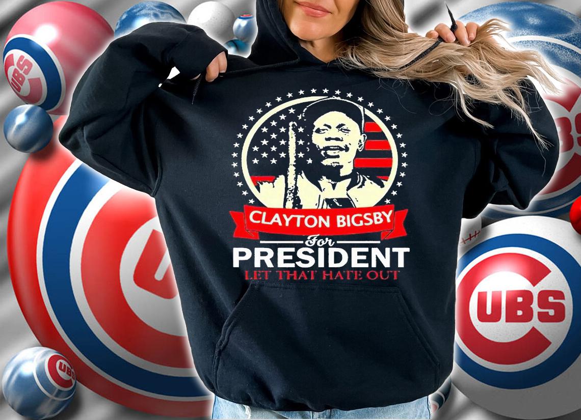 Dave Chappelle Clayton Bigsby for president let that hate out T-shirt