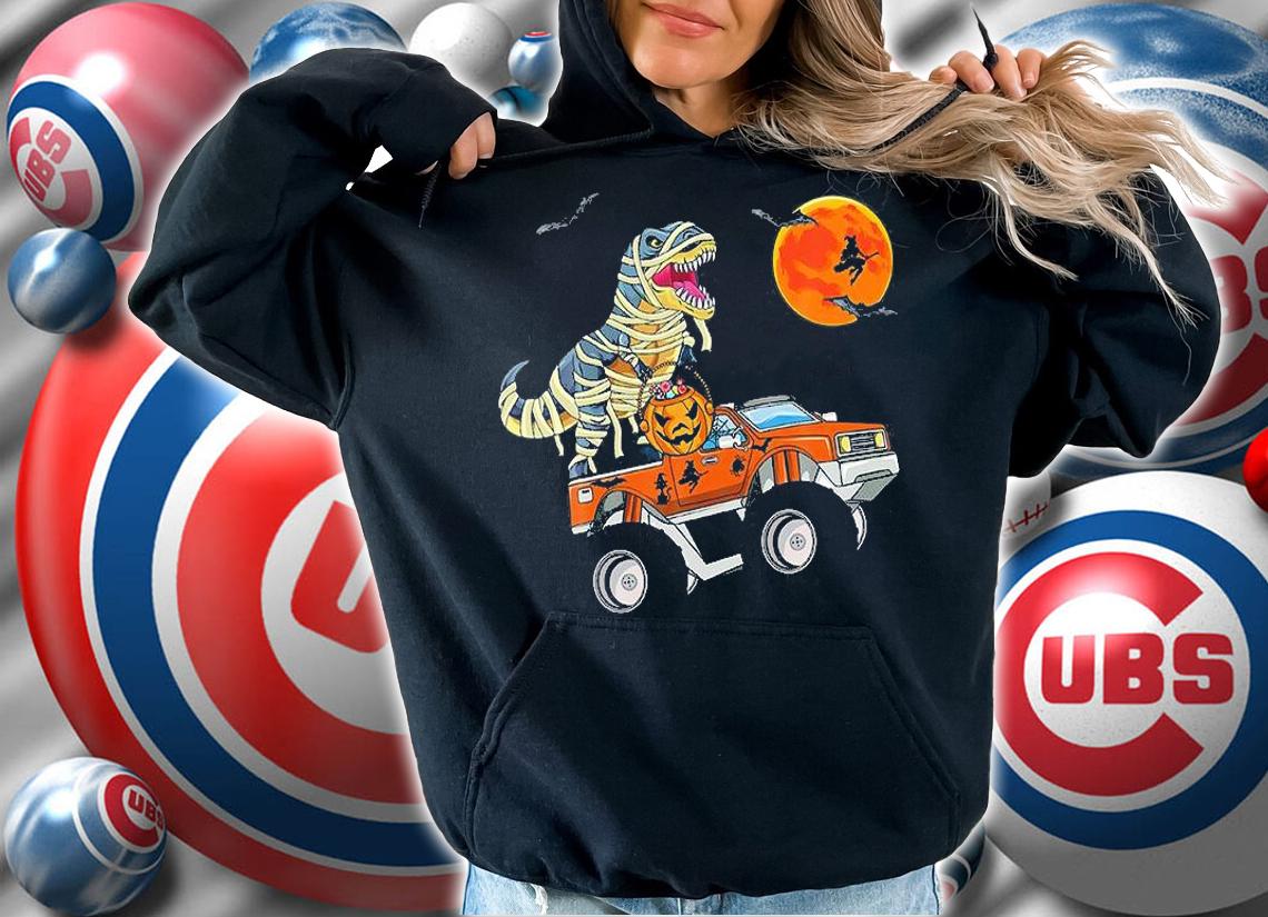 Halloween Dinosaur T-Rex Mummy Truck Witch Pumpkin T-Shirt