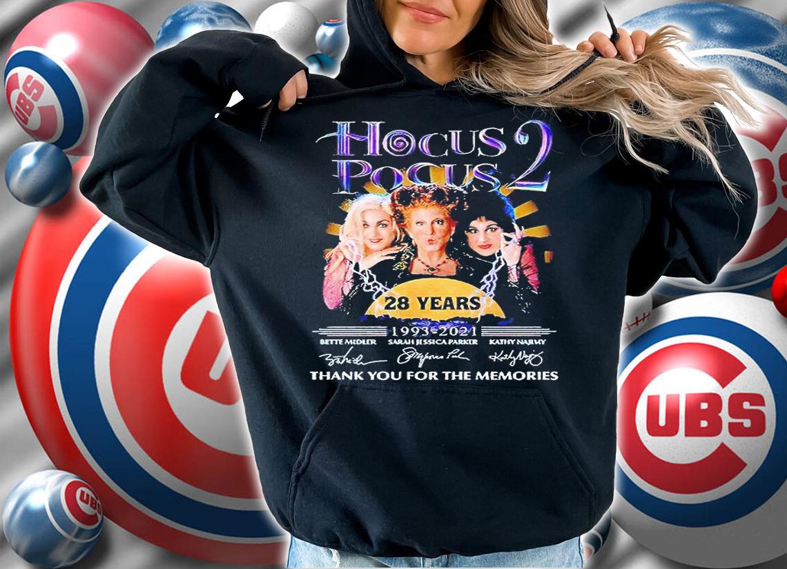 Hocus Pocus 2 28 years 1993-2021 thank You for the memories signature T-shirt