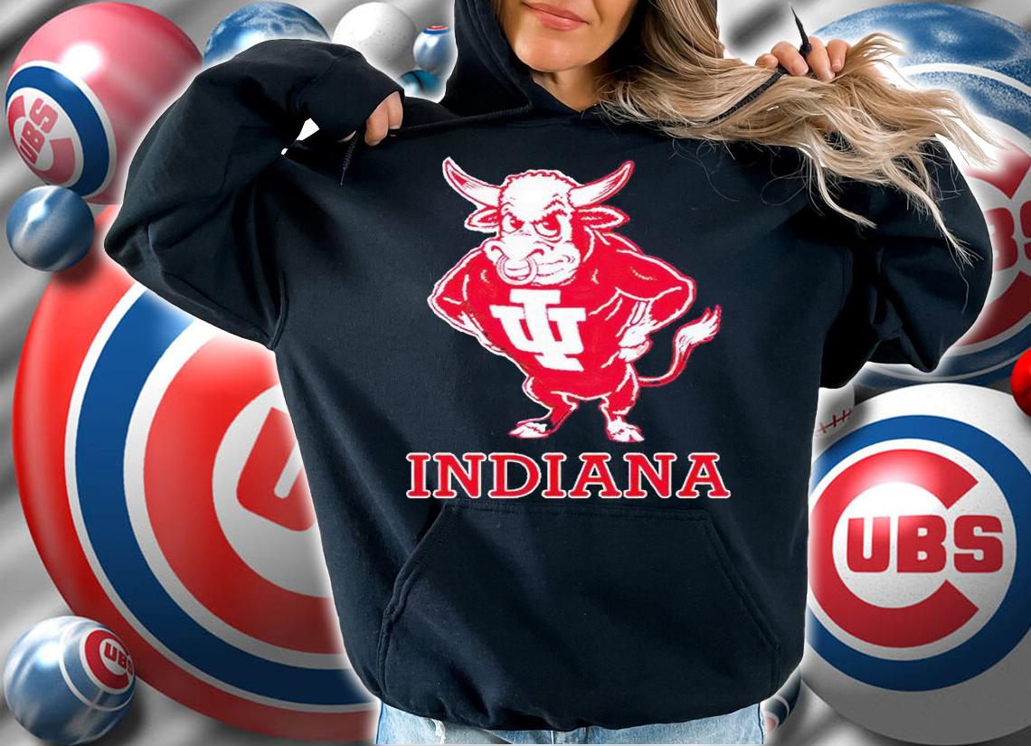 Indiana Hoosiers football Gaur logo T-shirt hoodie