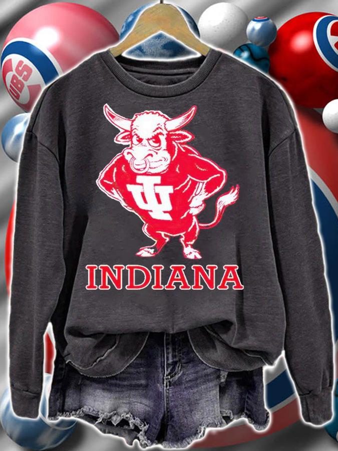 Indiana Hoosiers football Gaur logo T-shirt sweatshirt