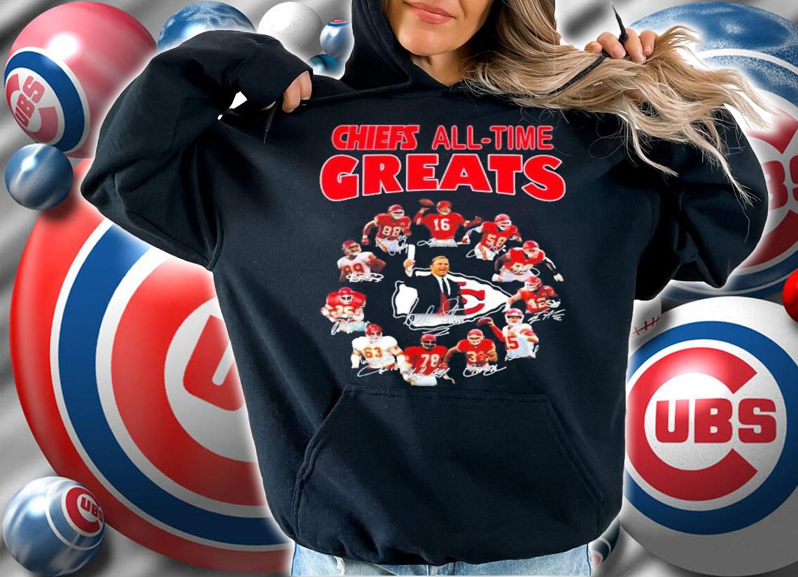 Kansas City Chiefs all time greats t-shirt hoodie