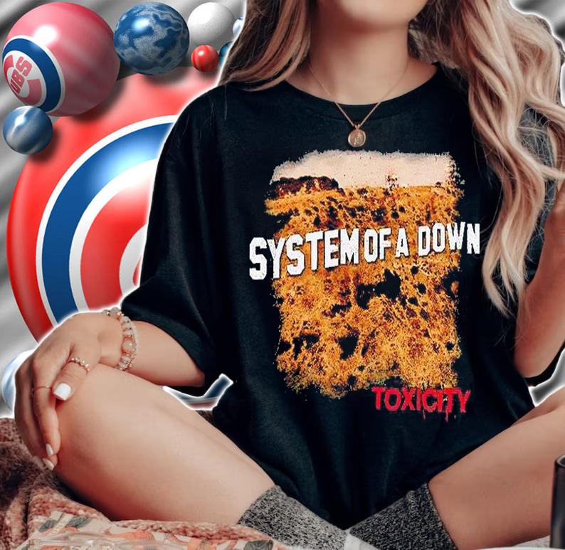 System of a Down Toxicity music T-shirt woman shirt