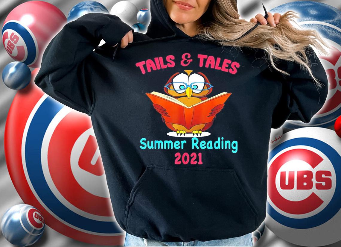 Tails and tales summer reading 2021 Owl book shirt hoodie