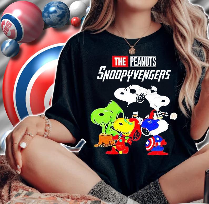The Peanuts Snoopy Avengers T-shirt woman shirt