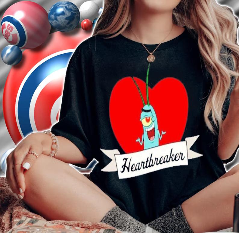 Spongebob Squarepants Plankton Heartbreaker Valentines shirt