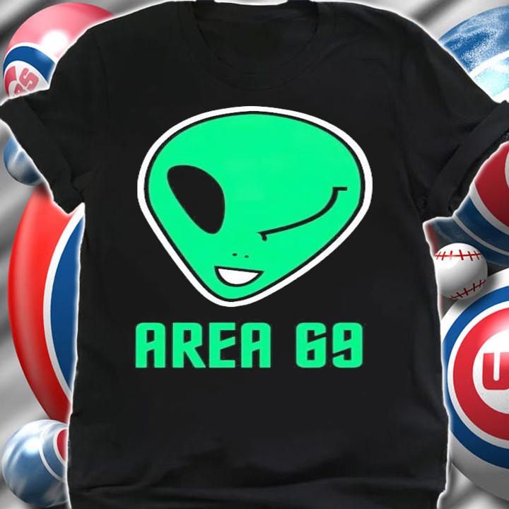 Winking Alien Joke Area 69 shirt shirt