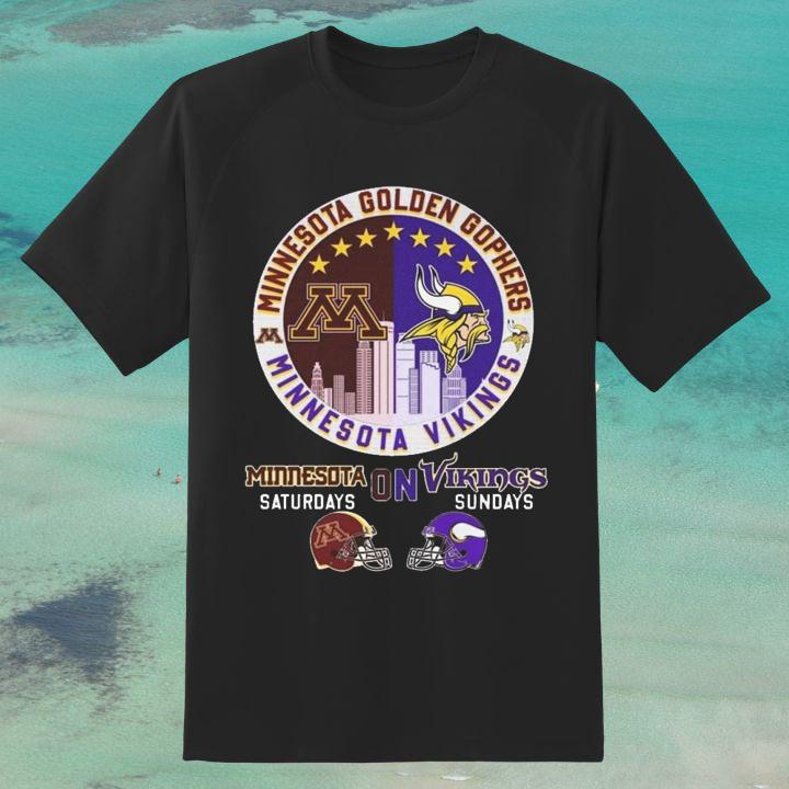 Minneapolis Sports Teams Minnesota Golden Gophers and Vikings Shirt