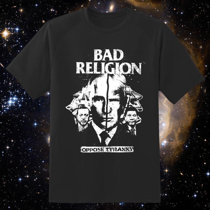 Defy Tyranny: Donald Trump & Putin Bad Religion Shirt - Shop Now!