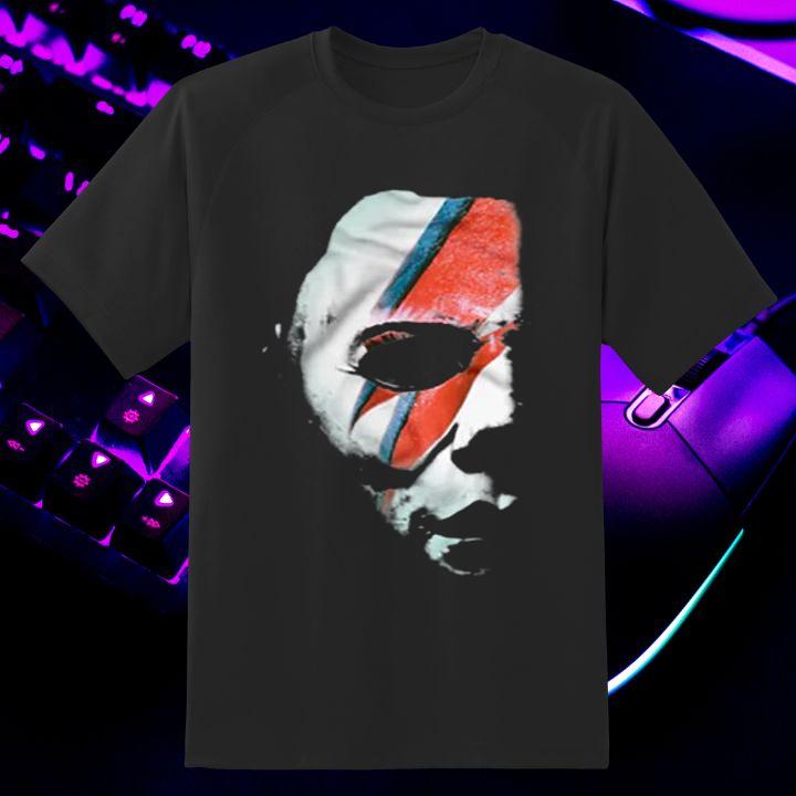 Michael Myers Face David Bowie T-Shirt