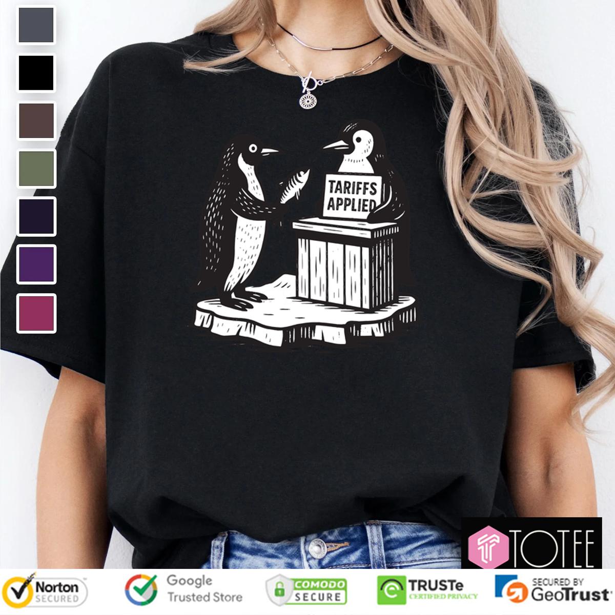 Heard Island Trump Tariff Penguin Shirt: Get Yours Now!
