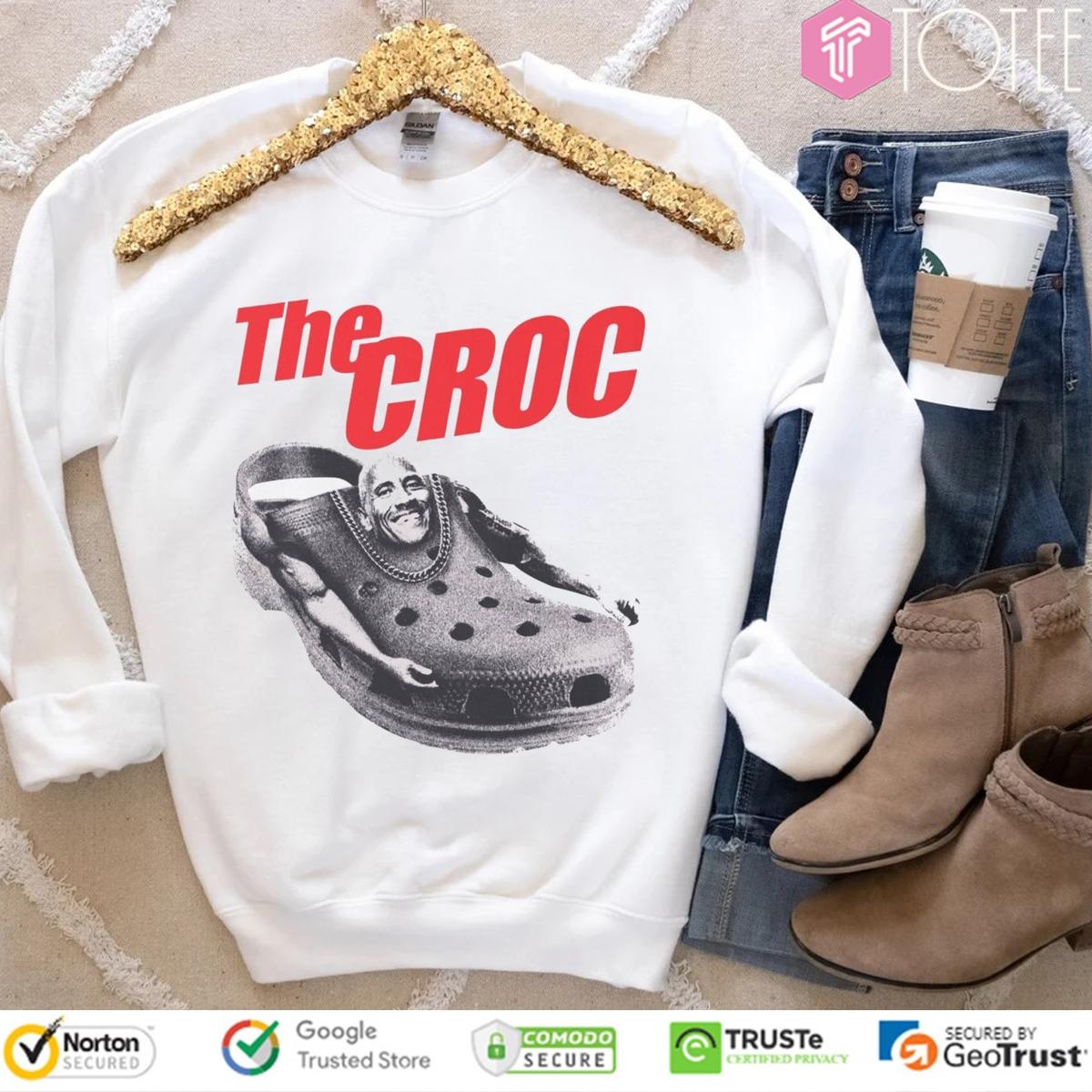 The Croc Parody Dwayne Johnson The Rock sweatshirt