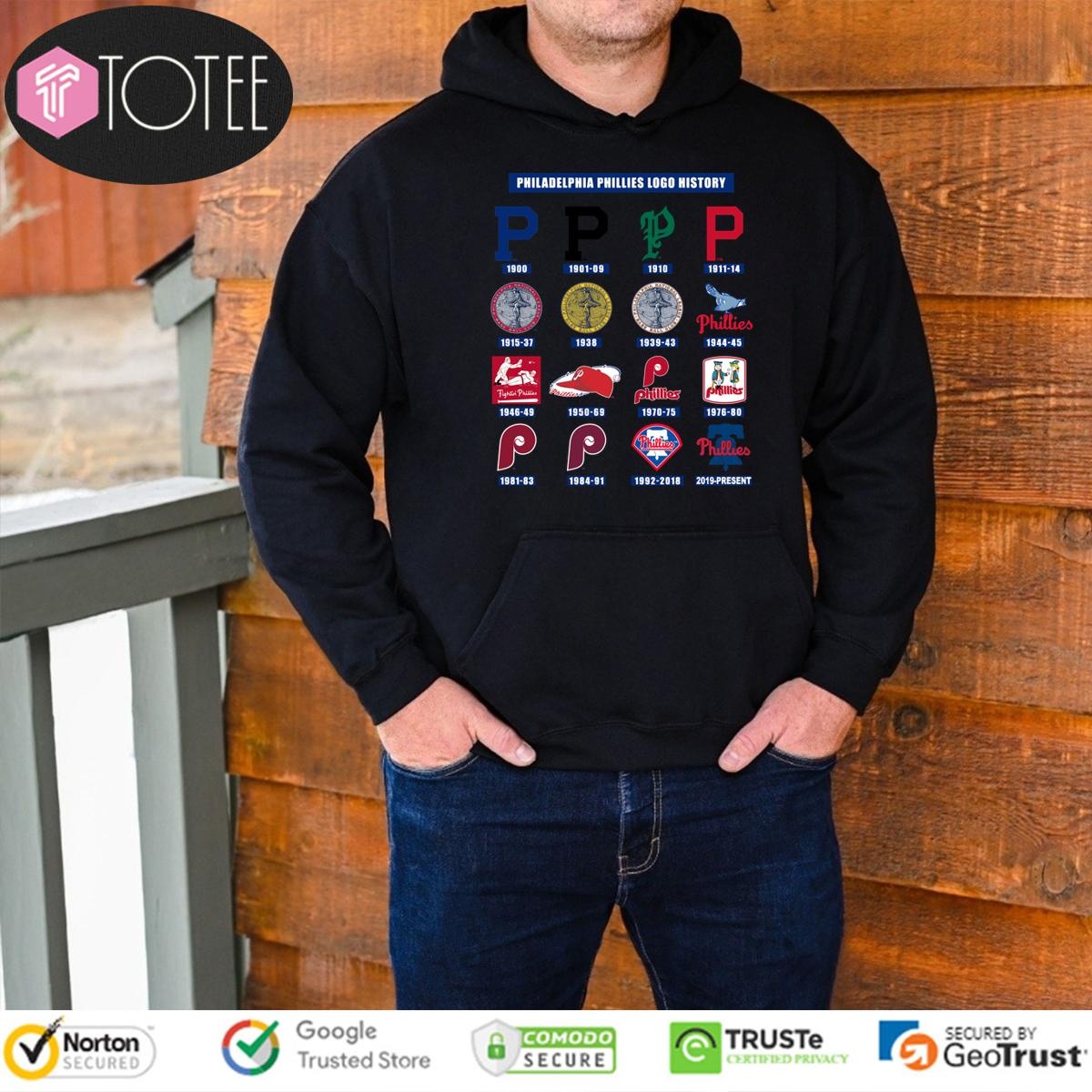 Philadelphia Phillies History Of Team Logos hoodie